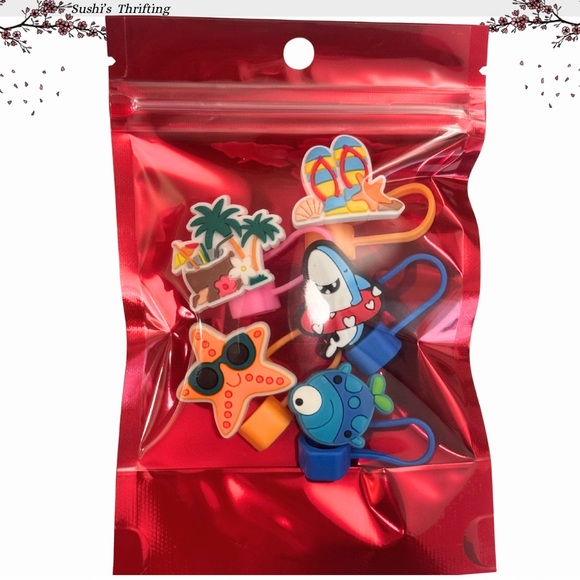 Beach Straw Topper 5 Pack - Picture 2 of 2